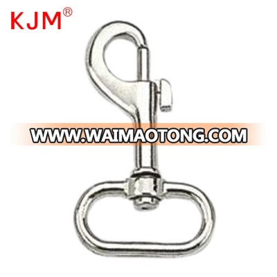 Best price pet dog Hook Soft Gold Plated metal snap hook with D Ring